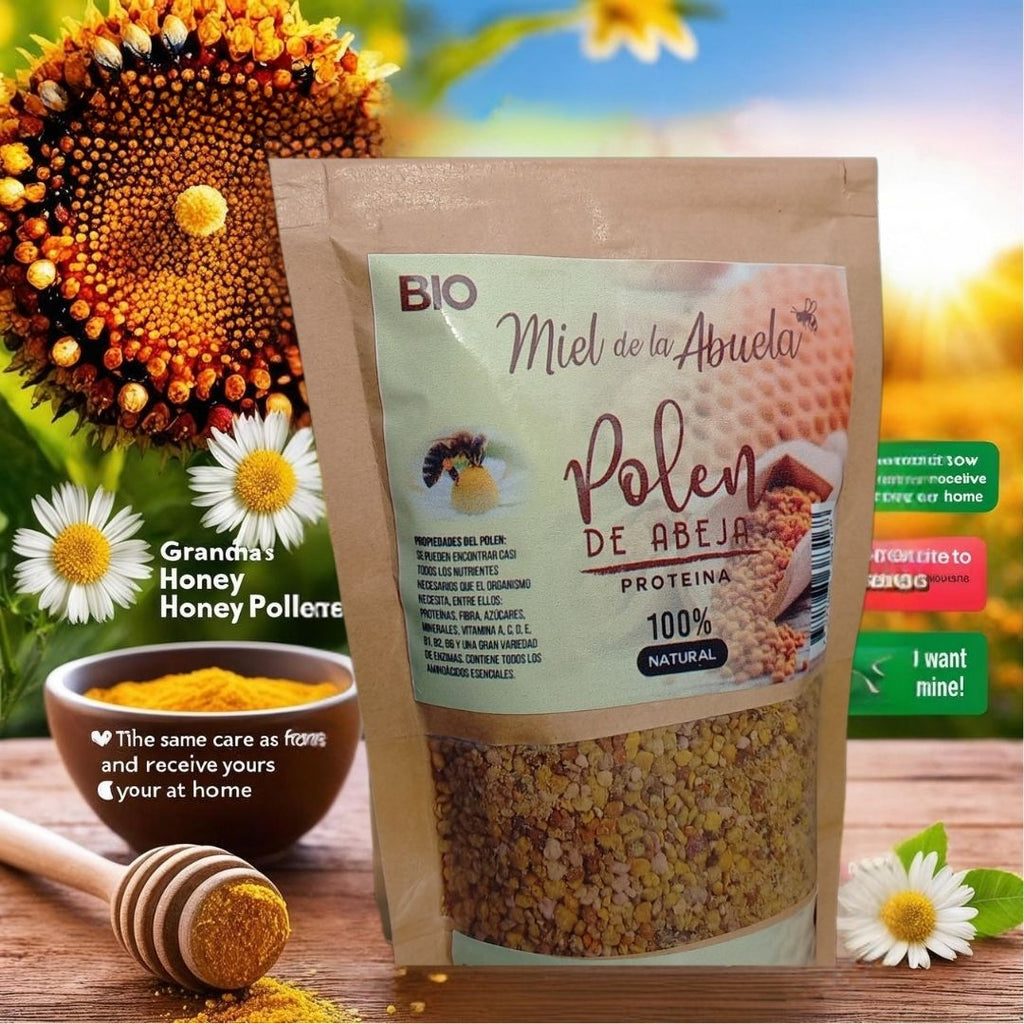 Polen de Abeja Miel de la Abuela – Energía Pura y Nutrición Natural