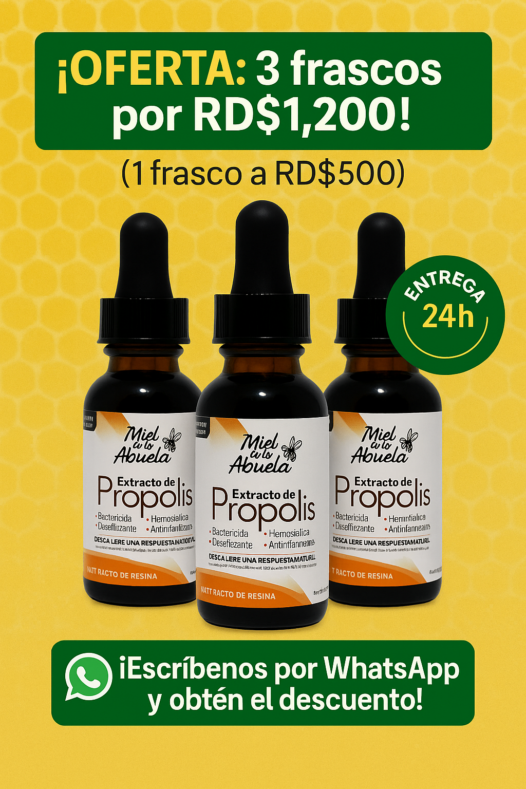 Extracto de Propóleo – Miel de la Abuela