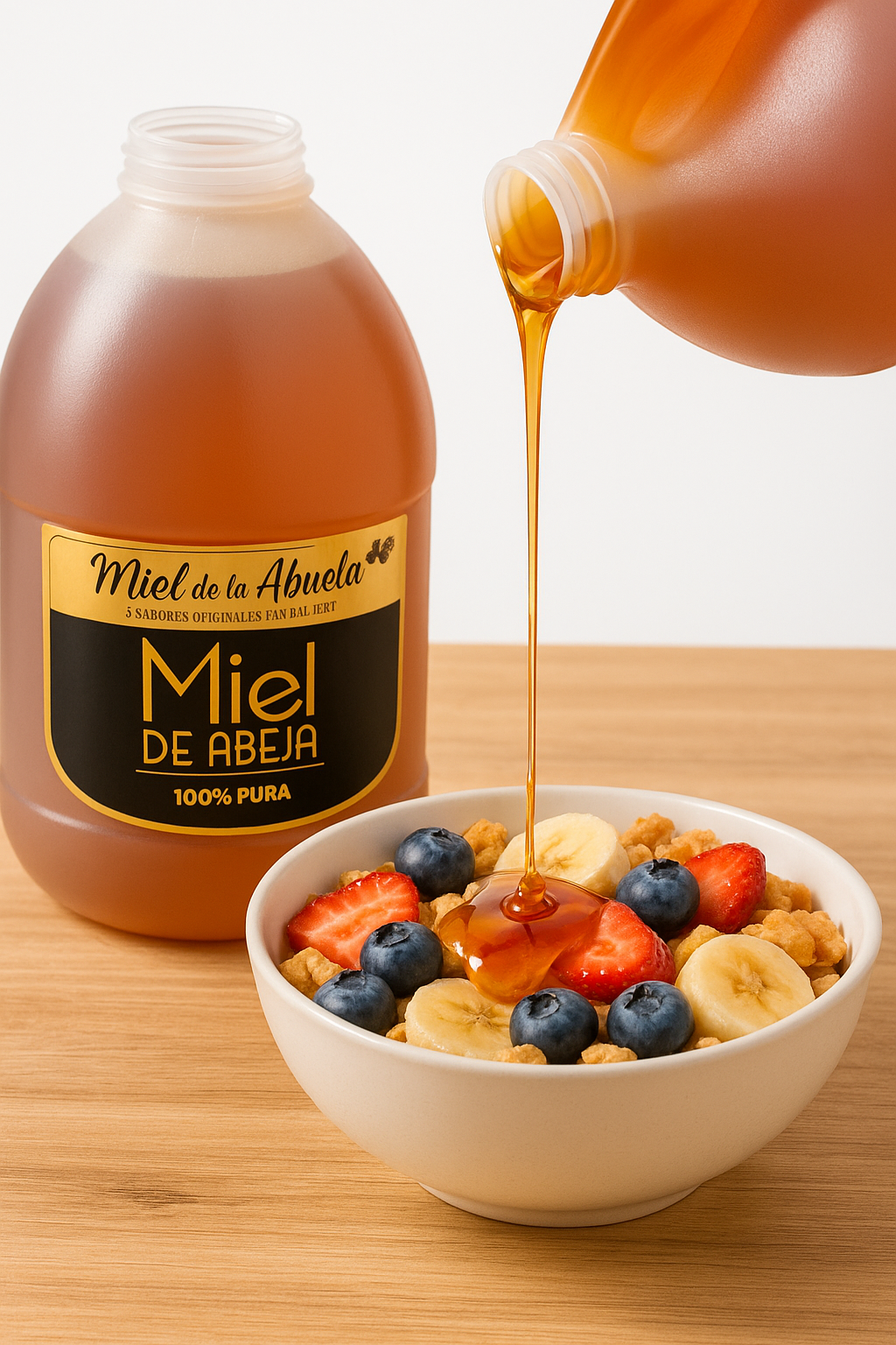 Medio Galón de Miel de Abeja 100% Pura – 64 onzas