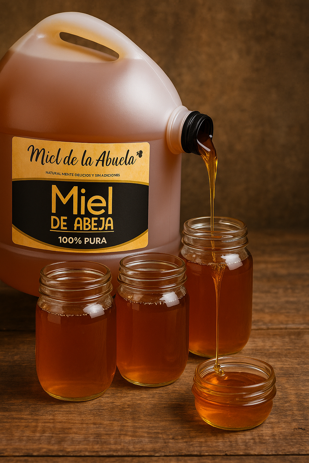 Galón de Miel de Abeja 100% Pura – Directa del Apicultor a tu Mesa