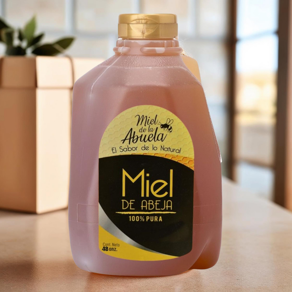 Miel de Abeja 100% Pura – Cuarto de Galón 48 oz