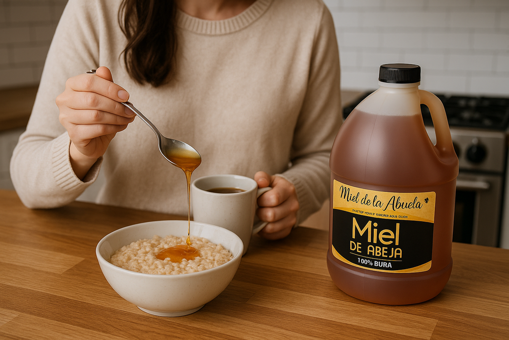Medio Galón de Miel de Abeja 100% Pura – 64 onzas